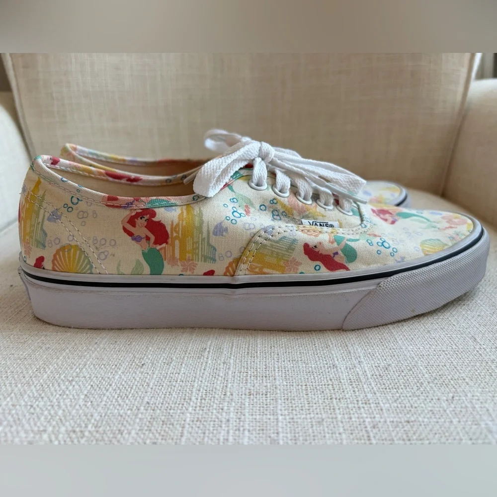 Vans x Disney The Little Mermaid Ariel Sneakers 2015 Limited Release Size 9 - Picture 5 of 10